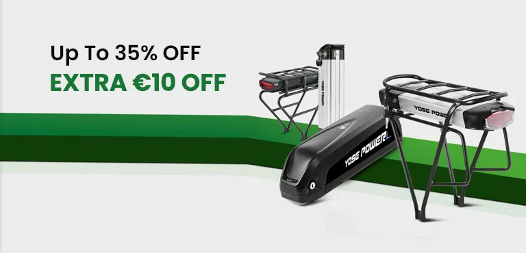 Up To 35% + Extra €10 OFF On E-Bike Battery, Conversion Kits & Accessories